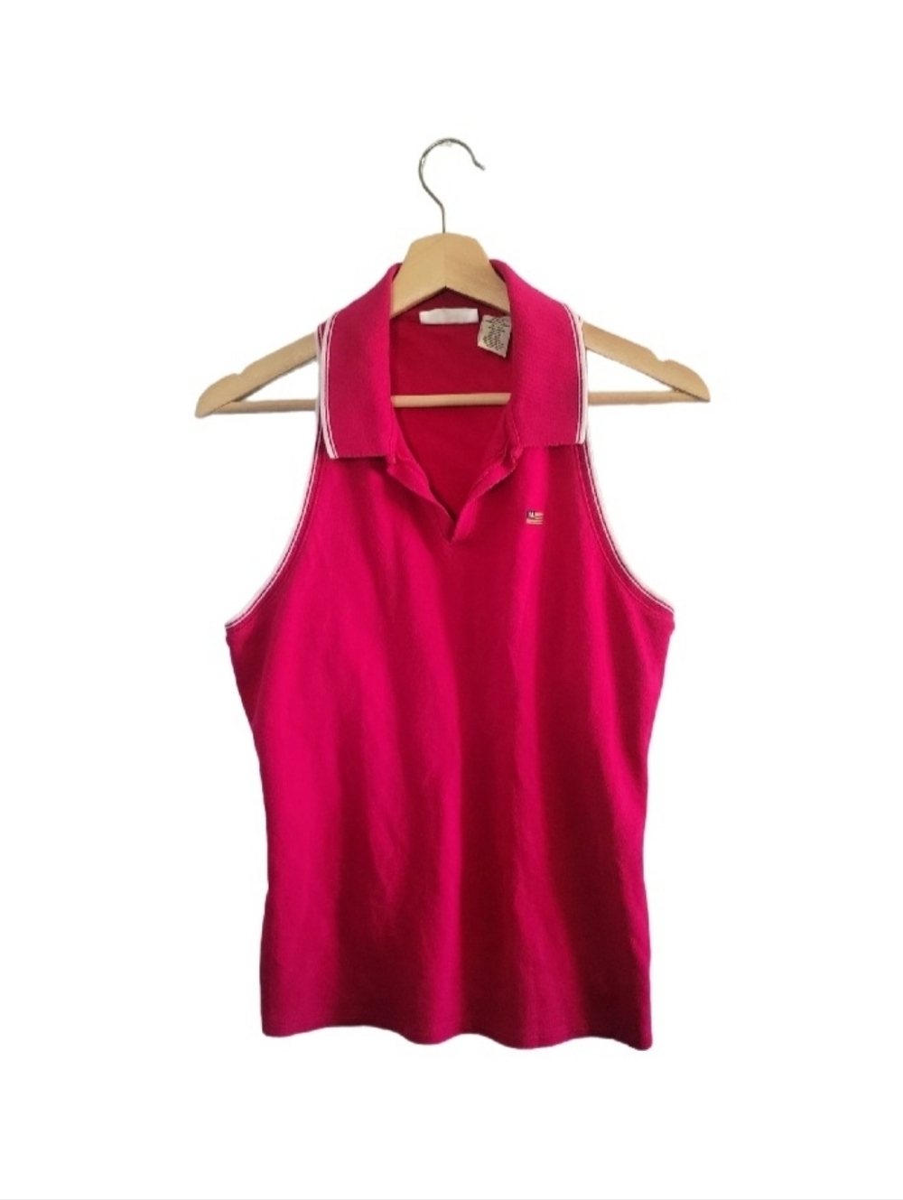 POLO JEANS Co. by Ralph Lauren Sleeveless Polo Tank Pink SZ M Y2k Preppy Golf